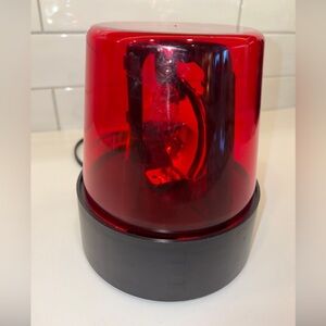 Red Rotating Beacon Light